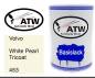 Preview: Volvo, White Pearl Tricoat, 453: 500ml Lackdose, von ATW Autoteile West.